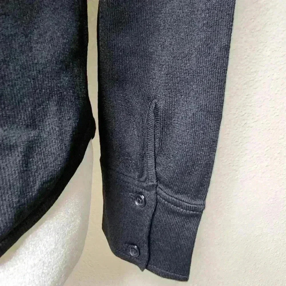 Theme Black Ruffled Button-Up Cardigan - Picture 4 of 8